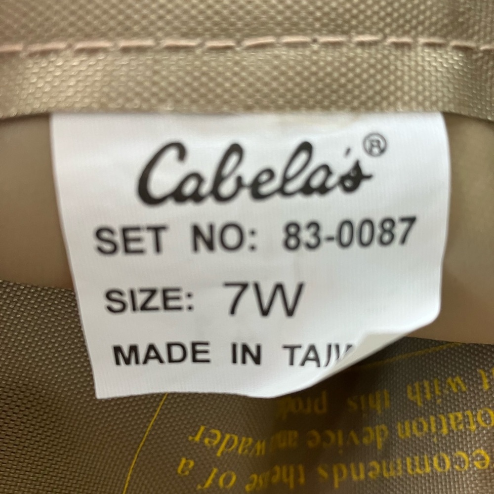 Cabela’s Waders Color Rust Like New - image 2